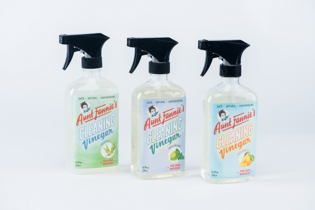 White Plastic Removable Label - Aunt Fannie's