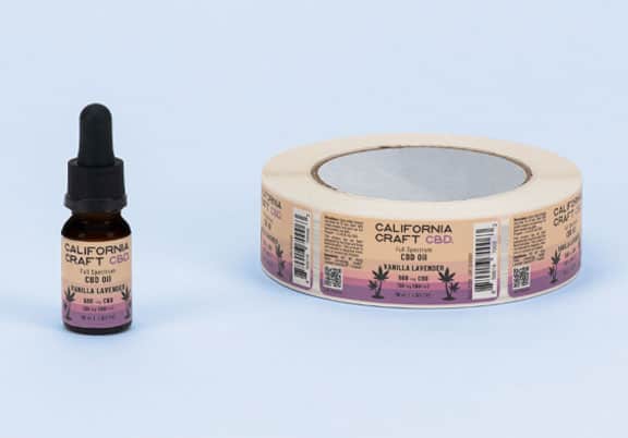 Custom labeled CBD Oil from California Craft.