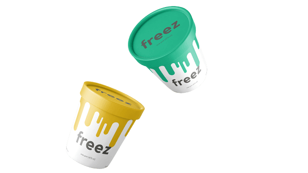 Tapered container label