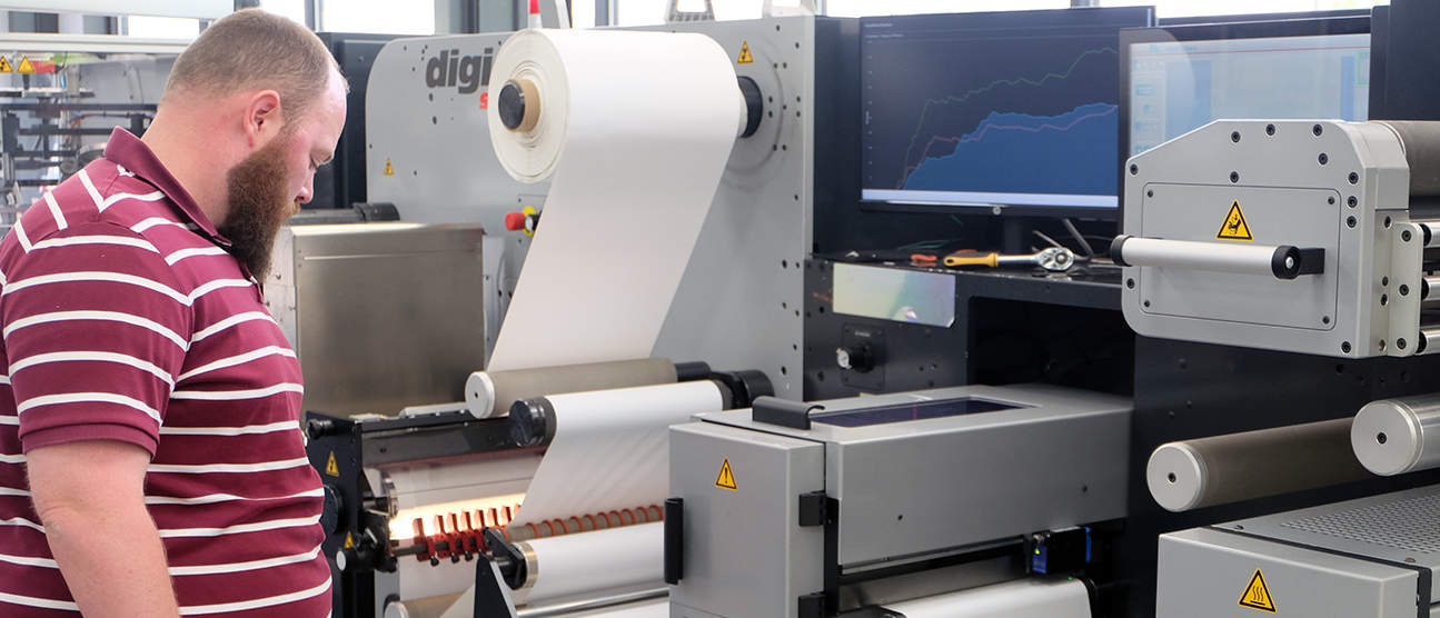 carton laminating at press