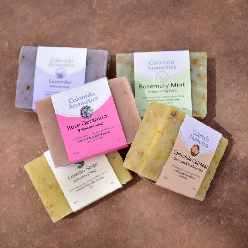 Soap bars with cigar sleeve - Colorado Aromatics