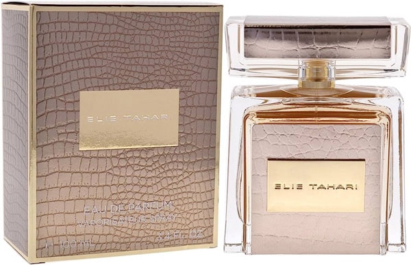 Elie Tahari tactile folding carton