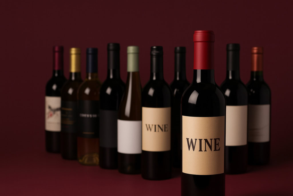 Wine bottle examples